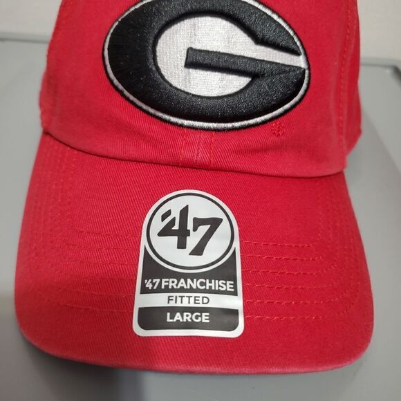 GEORGIA BULLDOGS FLEX STRETCH 1-FIT LOW-PROFILE HAT CAP W/ G LOGO (ADULT LARGE) - Picture 2 of 11